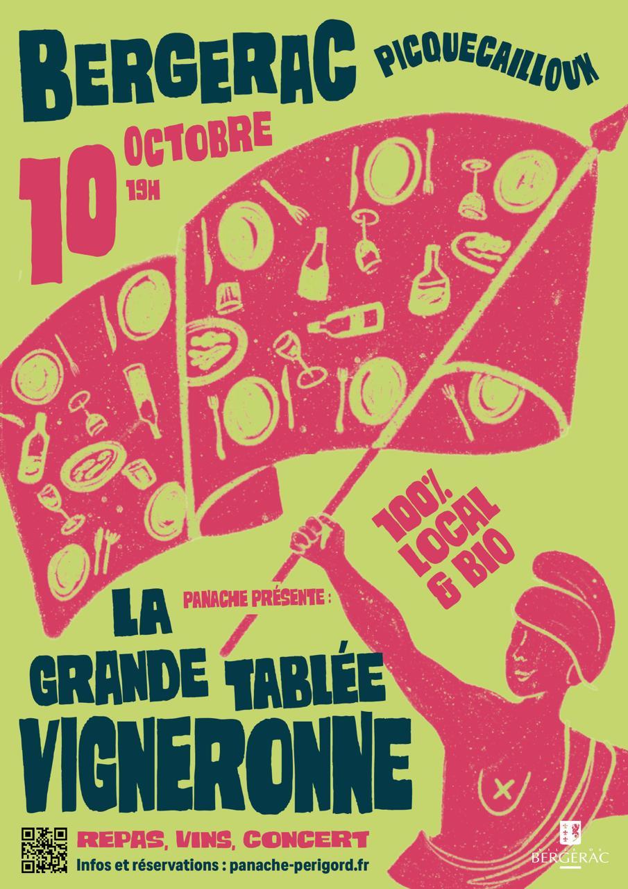 Affiche La grande Tablée vigneronne